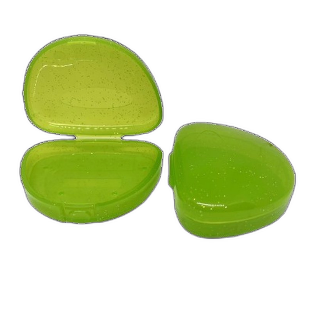 CAJA PARA RETENEDOR MINI - VERDE ESCARCHA_1