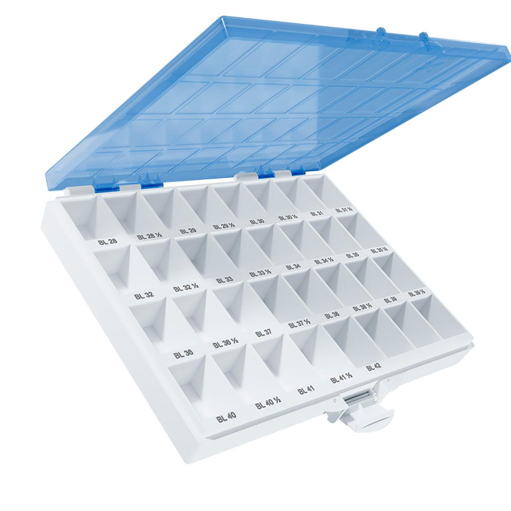 Estuches para Bandas Ortodóncicas Universais - Inferior - D/E - Azul_1