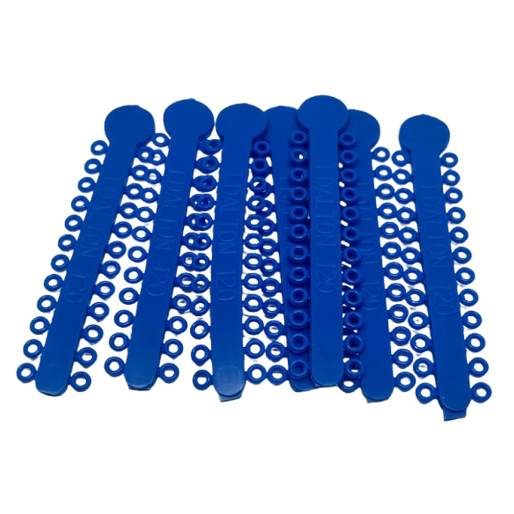 LIGADURA ELÁSTICA CORTA EN LLAVE DALTON - AZUL REY_1