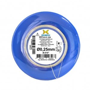 ALAMBRE PARA LIGADURA ESTETICA CRNI REDONDO 0.25mm (.010) ROLLO POR 10 MT_1