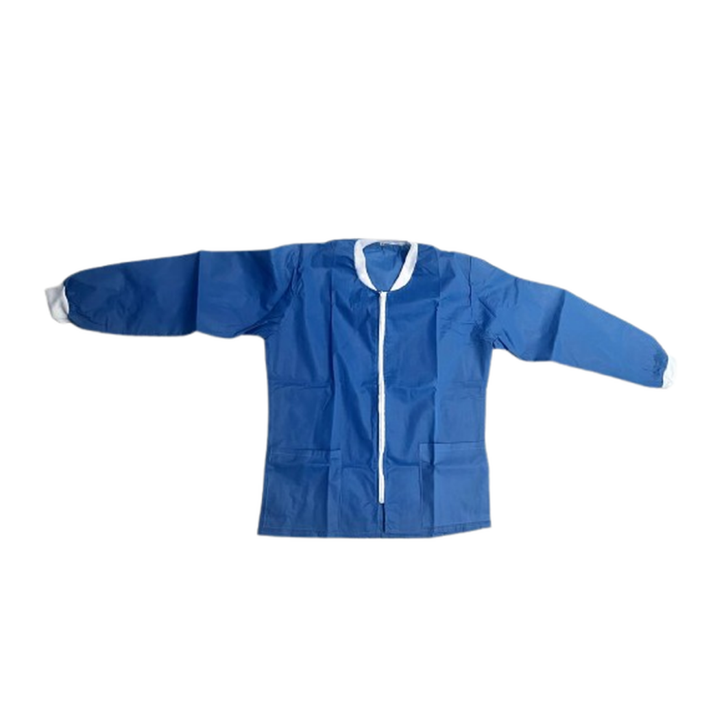 BLUSA AZUL COBALTO CUELLO BLANCO_1