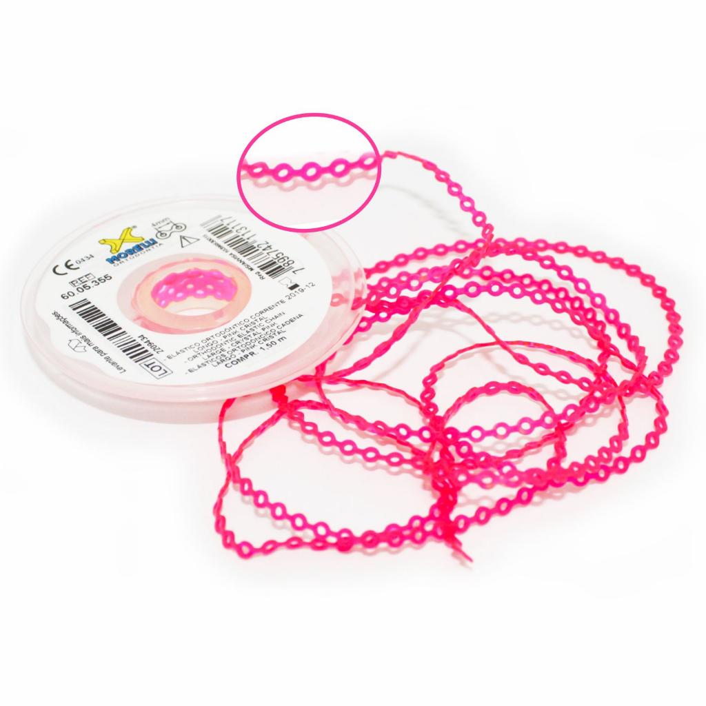 ELÁSTICO CADENA LARGO PINK CRISTAL - 1,5M_1
